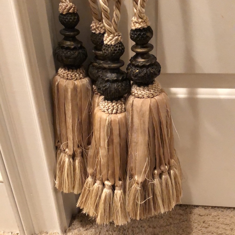 Set of 4 tiebacks - oversized - Picture 7 of 9